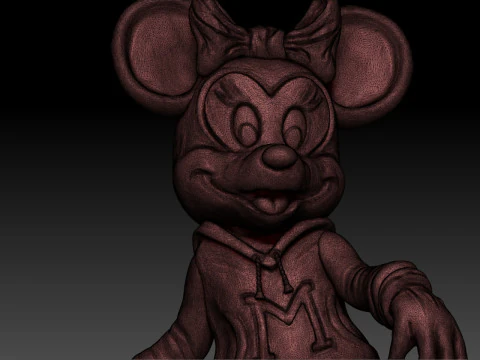 Minnie Mouse 3D Print Model