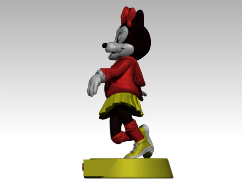 Minnie Mouse 3D Print Model