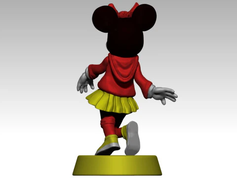 Minnie Mouse 3D Print Model