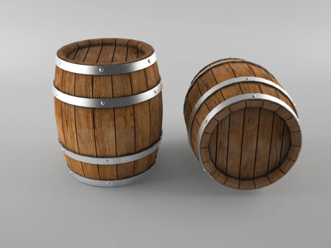 Barrel 3D Model