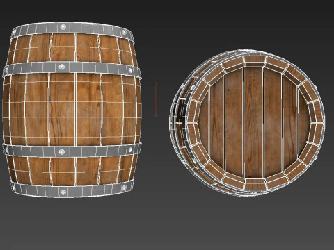 Barrel 3D Model