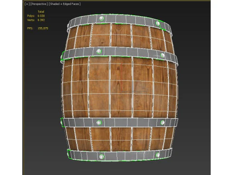 Barrel 3D Model