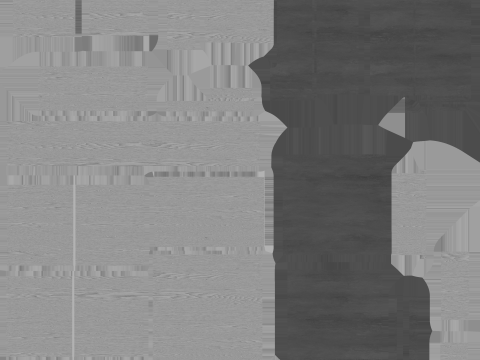 Komoda low-poly Model 3D