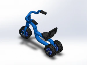 kids tricycle 3D Model