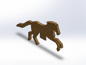 running horse 3D Model