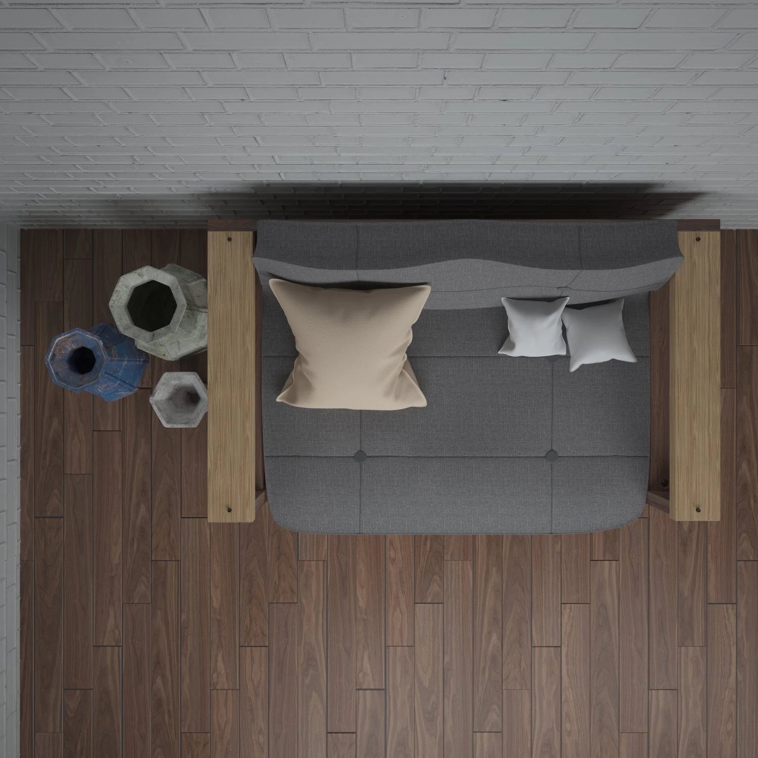 loft sofa 3D Model .c4d .max .obj .3ds .fbx .stl .blend 