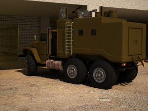 modernized ural 4320 3D 모델