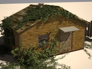 forest hut 3D Model