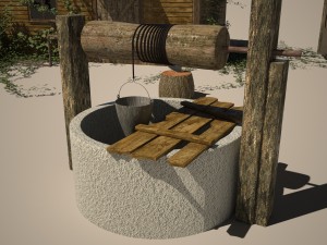 forest hut Modèle 3D