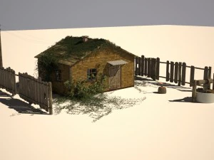 forest hut 3D Model