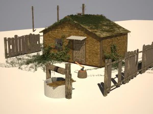 forest hut 3D Model