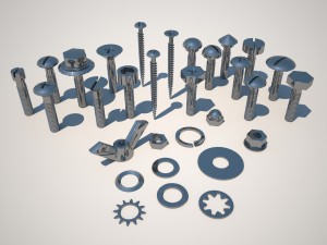 bolts and screws Modelo 3D