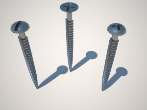 bolts and screws 3D Model