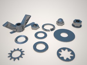 bolts and screws 3D Model