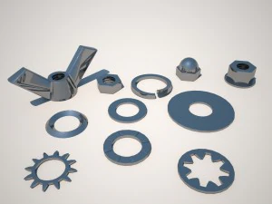 bolts and screws 3D Model