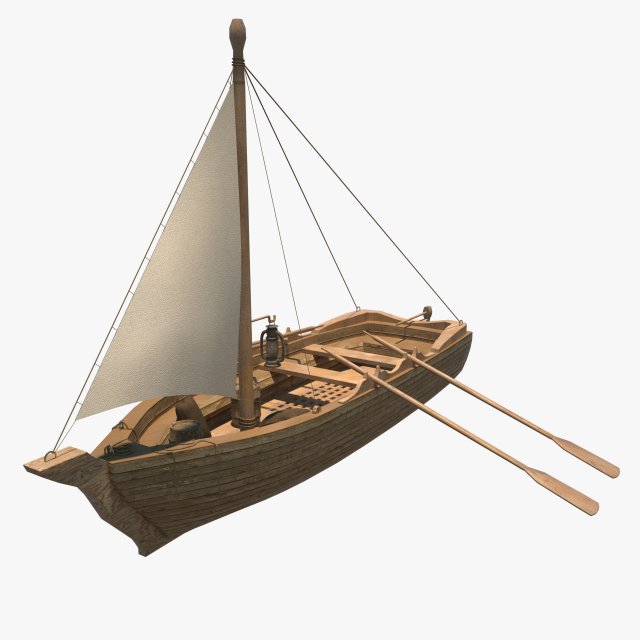 boat 3D Model .c4d .max .obj .3ds .fbx .stl .blend 