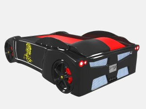 black car-bed 3D Model