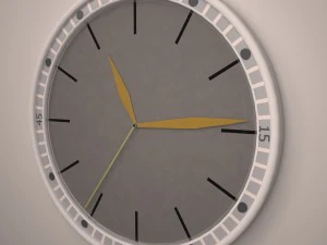 掛け時計 3Dモデル