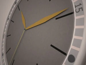 掛け時計 3Dモデル