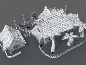 cartoon house 3D Модель