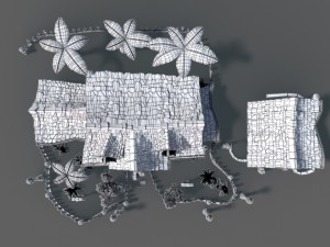 cartoon house 3D Модель