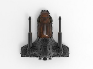 fighter ship Modèle 3D