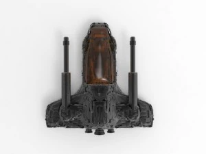 fighter ship 3D Model