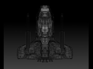 fighter ship Modèle 3D