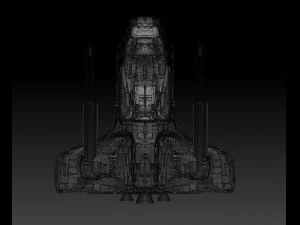 fighter ship 3D Model