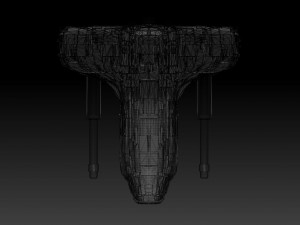 fighter ship Modèle 3D