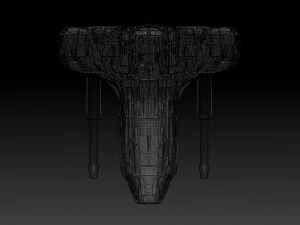 fighter ship 3D Model