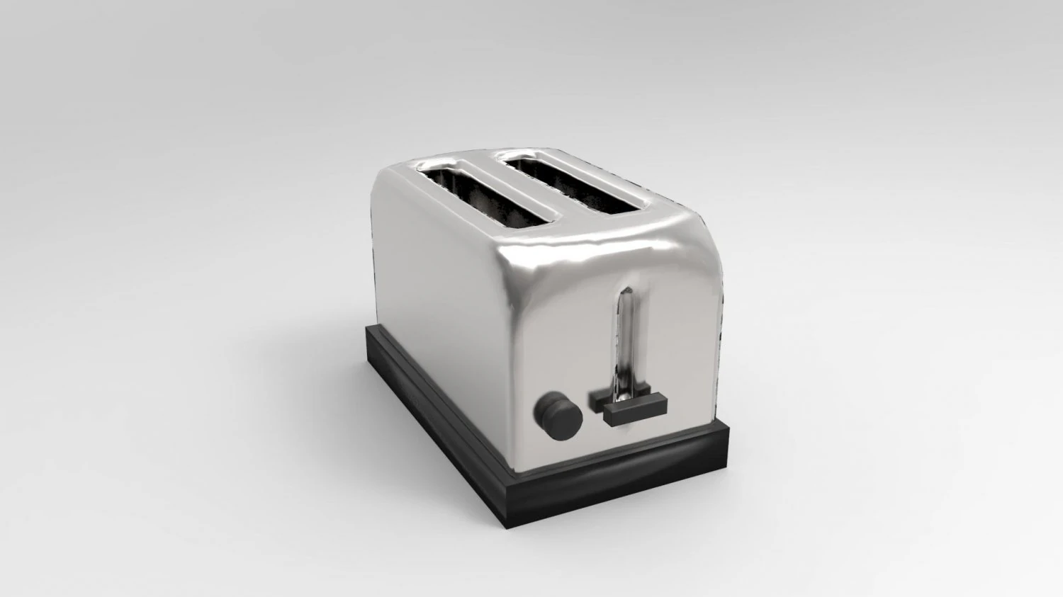 toaster - low poly 3D Model .c4d .max .obj .3ds .fbx .stl .blend 