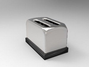 toaster - low poly 3Dモデル
