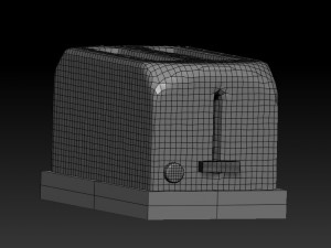 toaster - low poly 3Dモデル