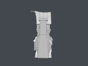 low poly fairytale house Modelo 3D