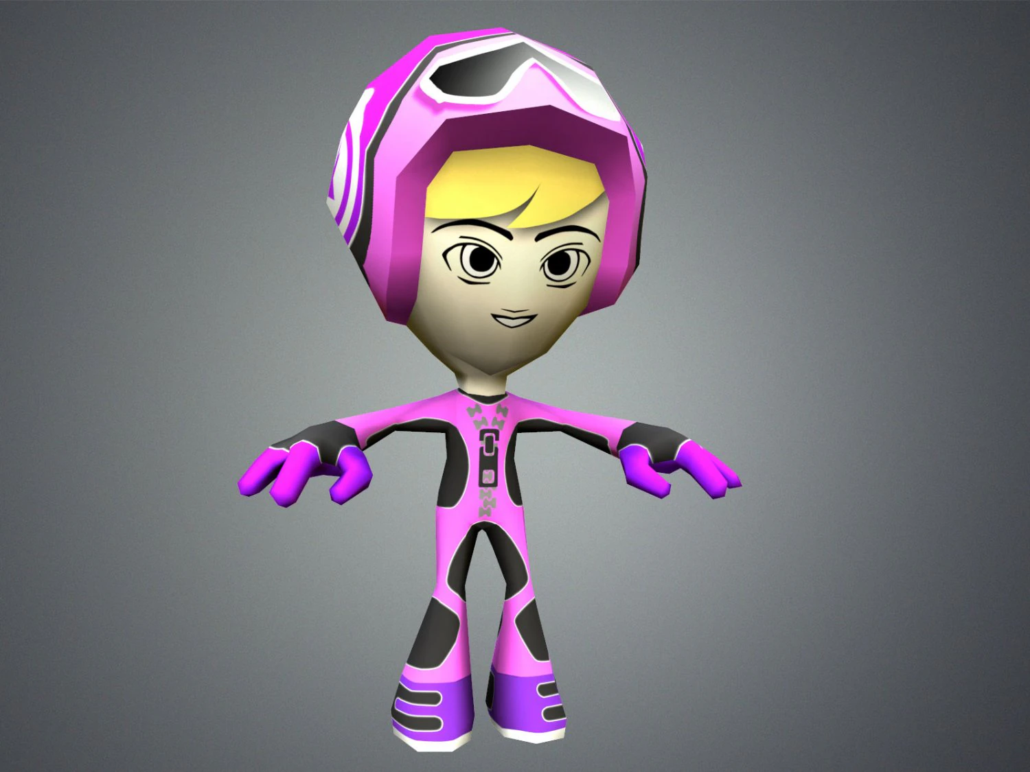flip rider character 3D Model .c4d .max .obj .3ds .fbx .stl .blend 