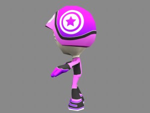 flip rider character 3D Model