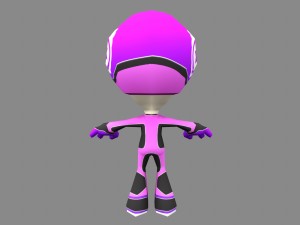 flip rider character 3D Model