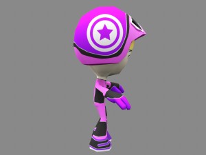 flip rider character 3D Model