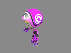 flip rider character 3D Model
