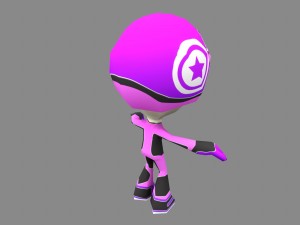 flip rider character 3D Model