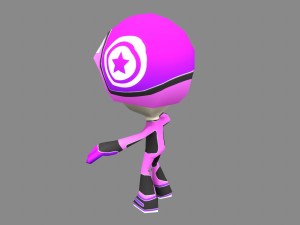 flip rider character 3D Model