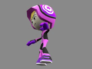 flip rider character 3D Model