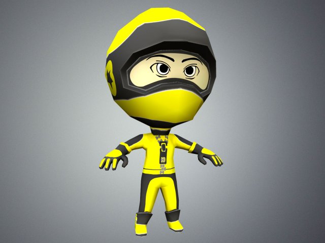 flip rider character 2 Modèle 3D .c4d .max .obj .3ds .fbx .stl .blend 