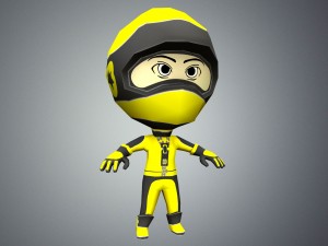 flip rider character 2 3D Models