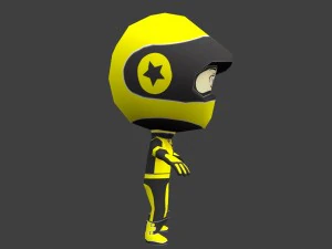 flip rider character 2 3D Model