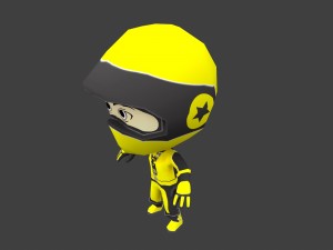 flip rider character 2 Modèle 3D
