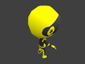 flip rider character 2 3D Model