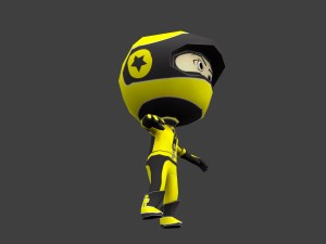 flip rider character 2 Modèle 3D