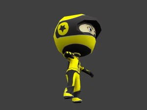 flip rider character 2 3D Model